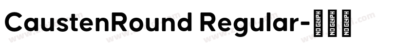 CaustenRound Regular字体转换 CaustenRound Regular字体转换